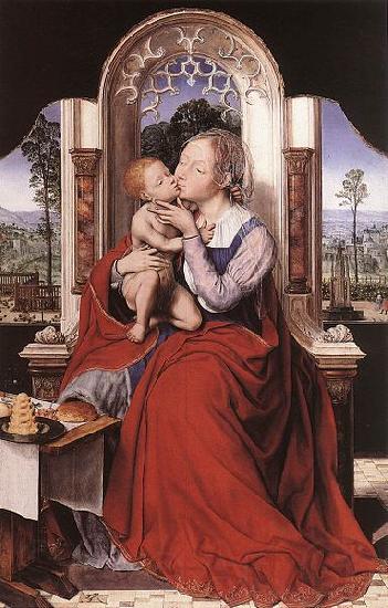 Quentin Matsys The Virgin Enthroned Spain oil painting art